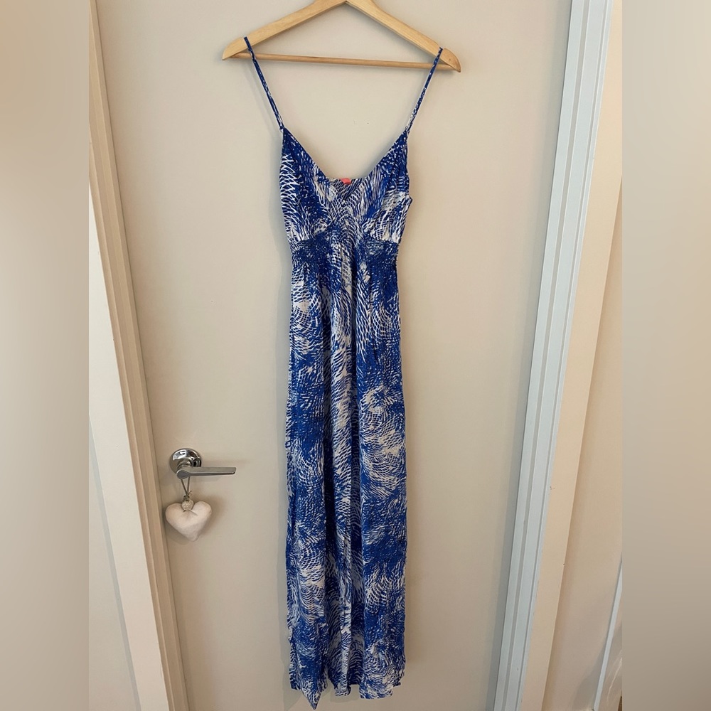 Blue maxi dress